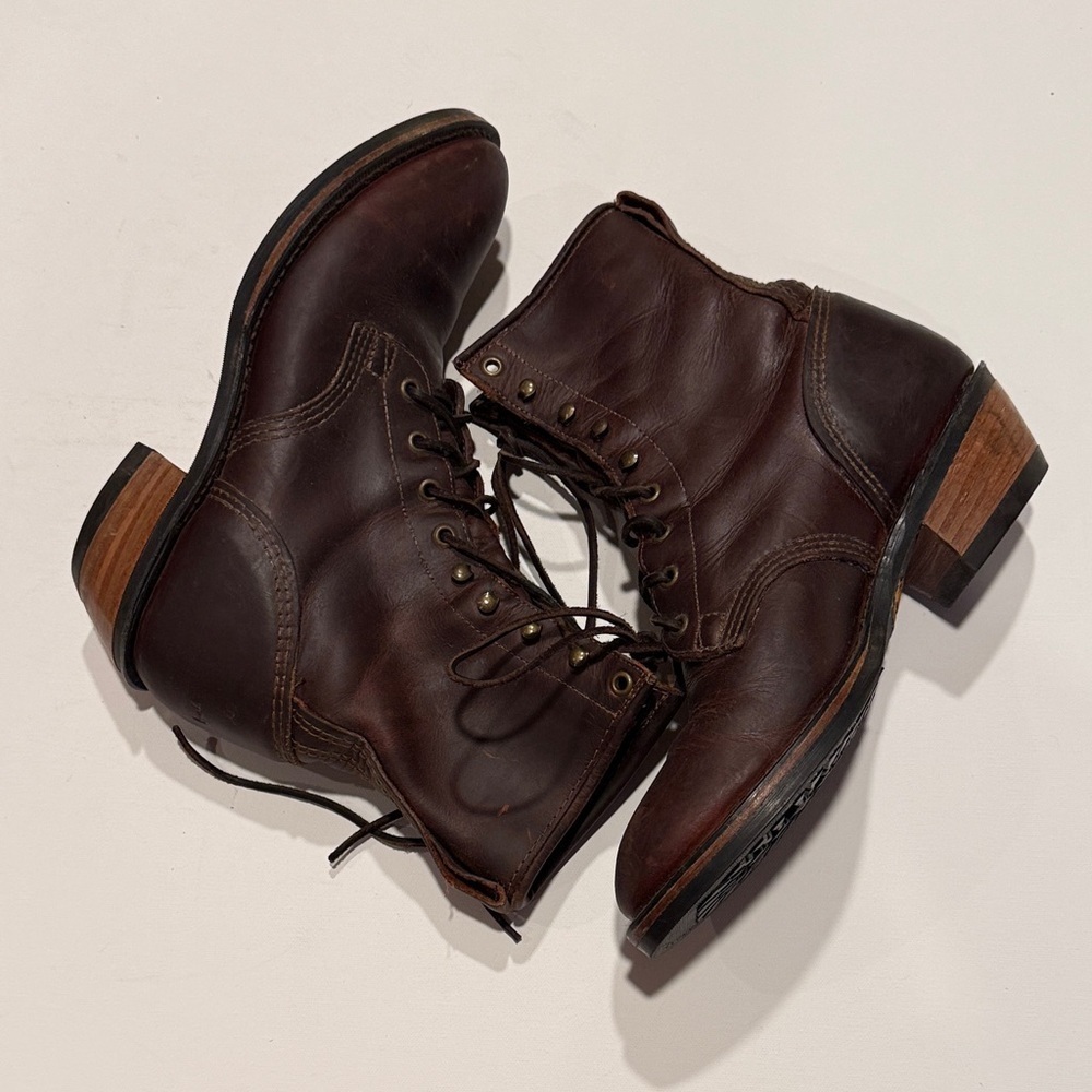 Durango Dark Brown Lace-Up Boots - Picture 2 of 7
